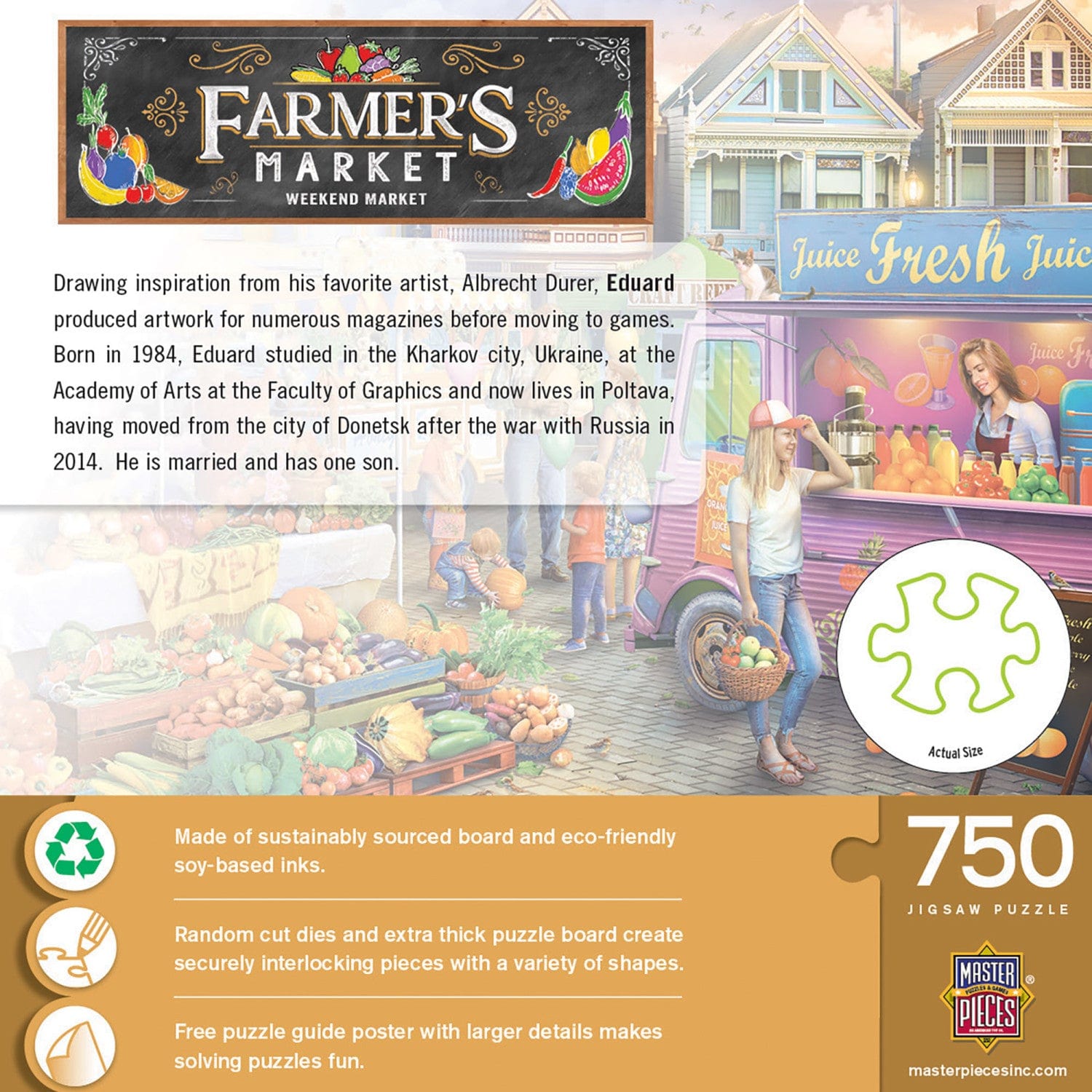 Farmer's Market 'Weekend Market' Puzzle - 750 Piece - American Farm Company