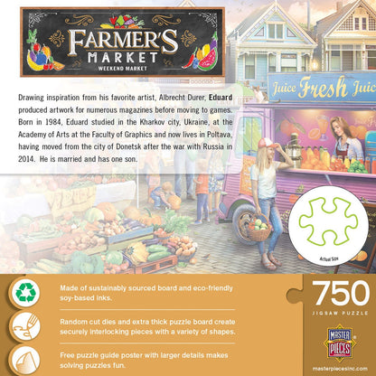 Farmer's Market 'Weekend Market' Puzzle - 750 Piece - American Farm Company