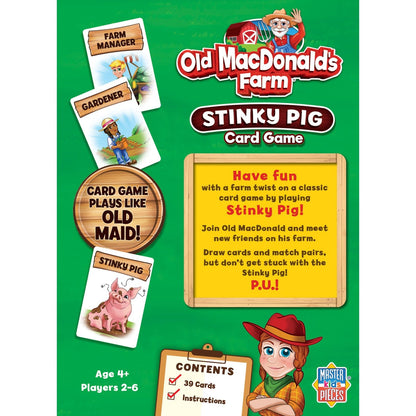 Old MacDonald's Farm 'Stinky Pig' Card Game