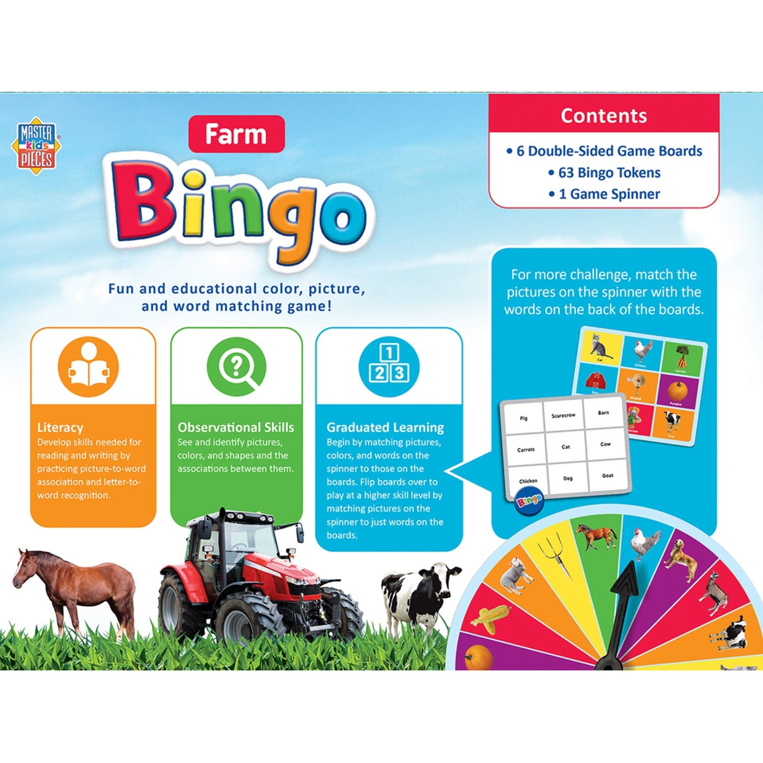 Farm Bingo Game - American Farm Company