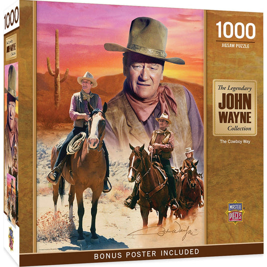 John Wayne 'The Cowboy Way' Puzzle - 1000 Piece