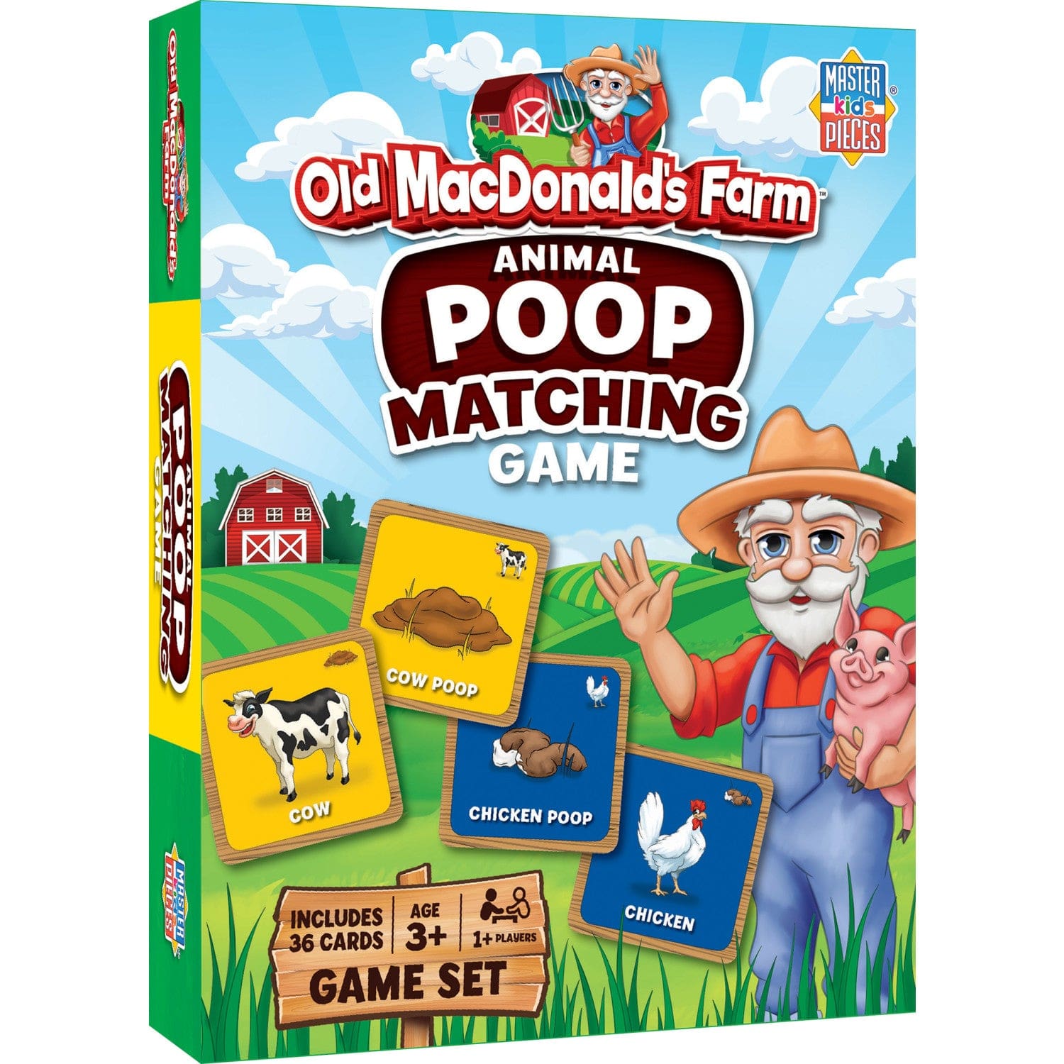 Old MacDonald's Farm 'Animal Poop' Matching Game - American Farm Company