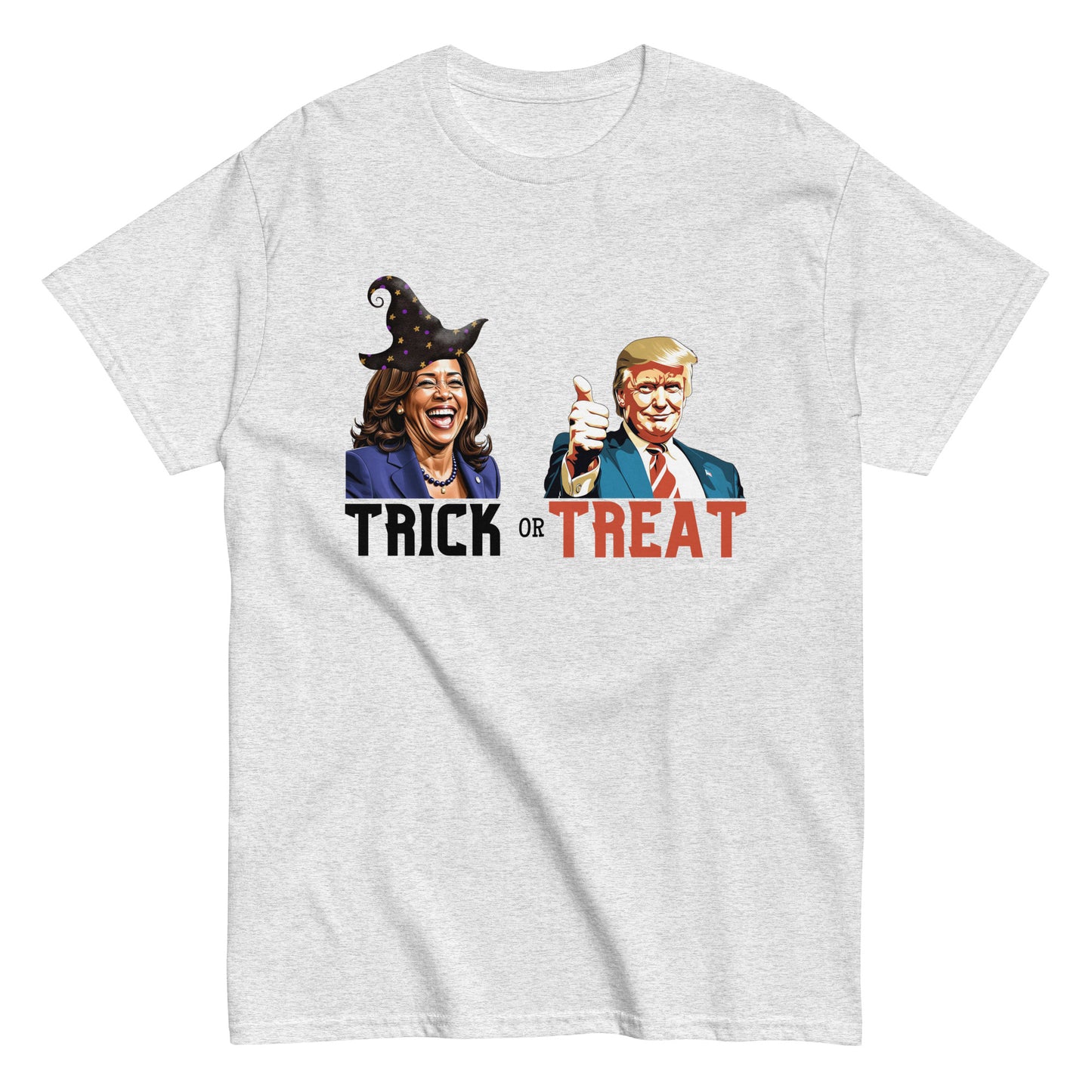 Trick or Treat Grey Tee - Trump '24 - American Farm Company