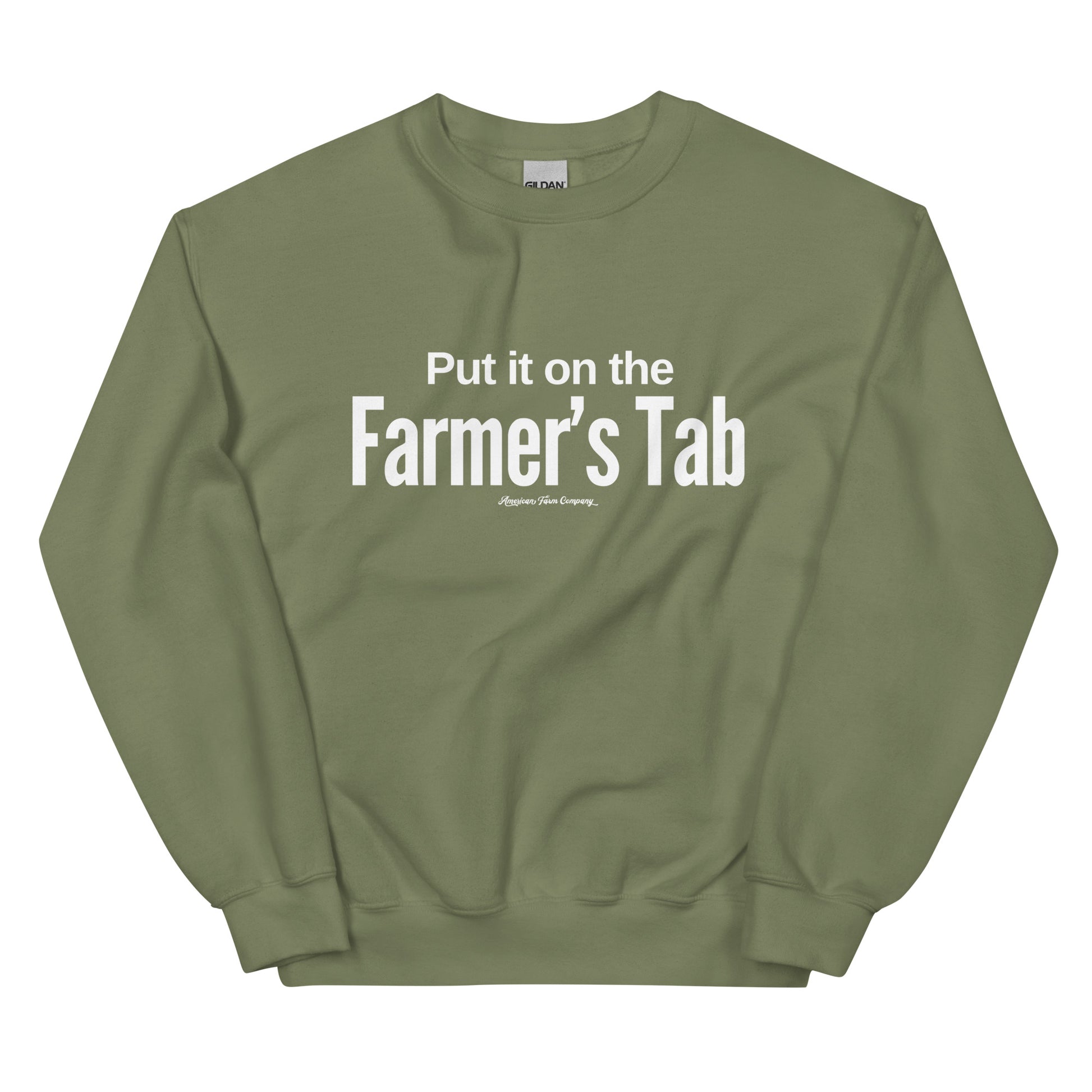 Put it on the Farmer's Tab Crewneck - American Farm Company