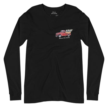 Christmas on the Farm Black Long Sleeve Tee - American Farm Company