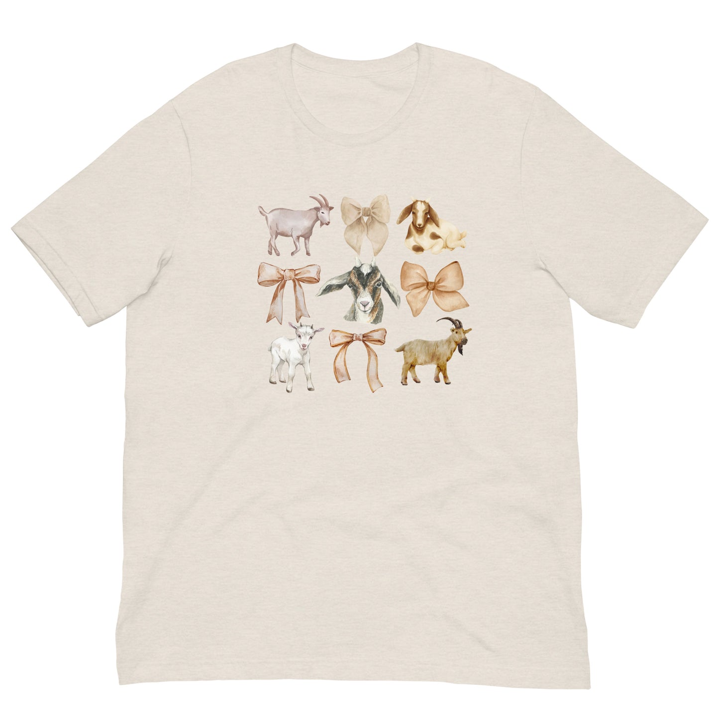 Goats & Bows Grey Tee - American Farm Company