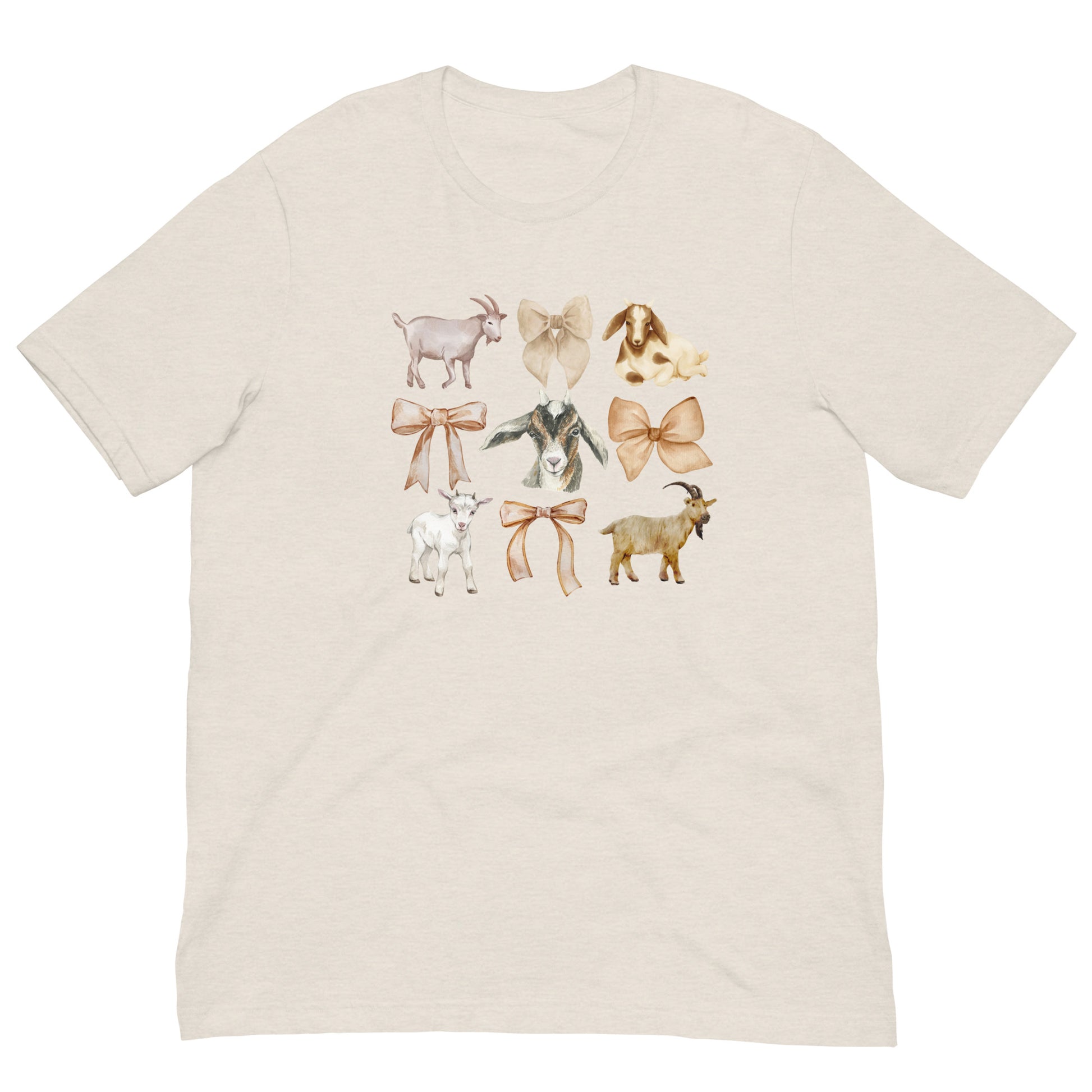 Goats & Bows Grey Tee - American Farm Company