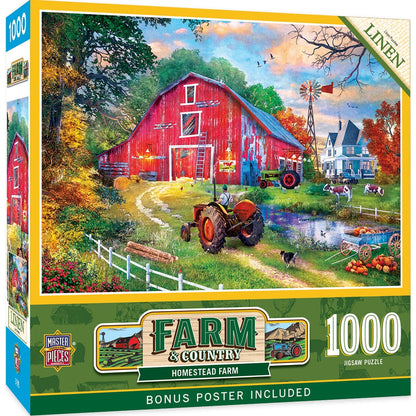 Farm & Country 'Homestead Farm' Puzzle - 1000 Piece - American Farm Company