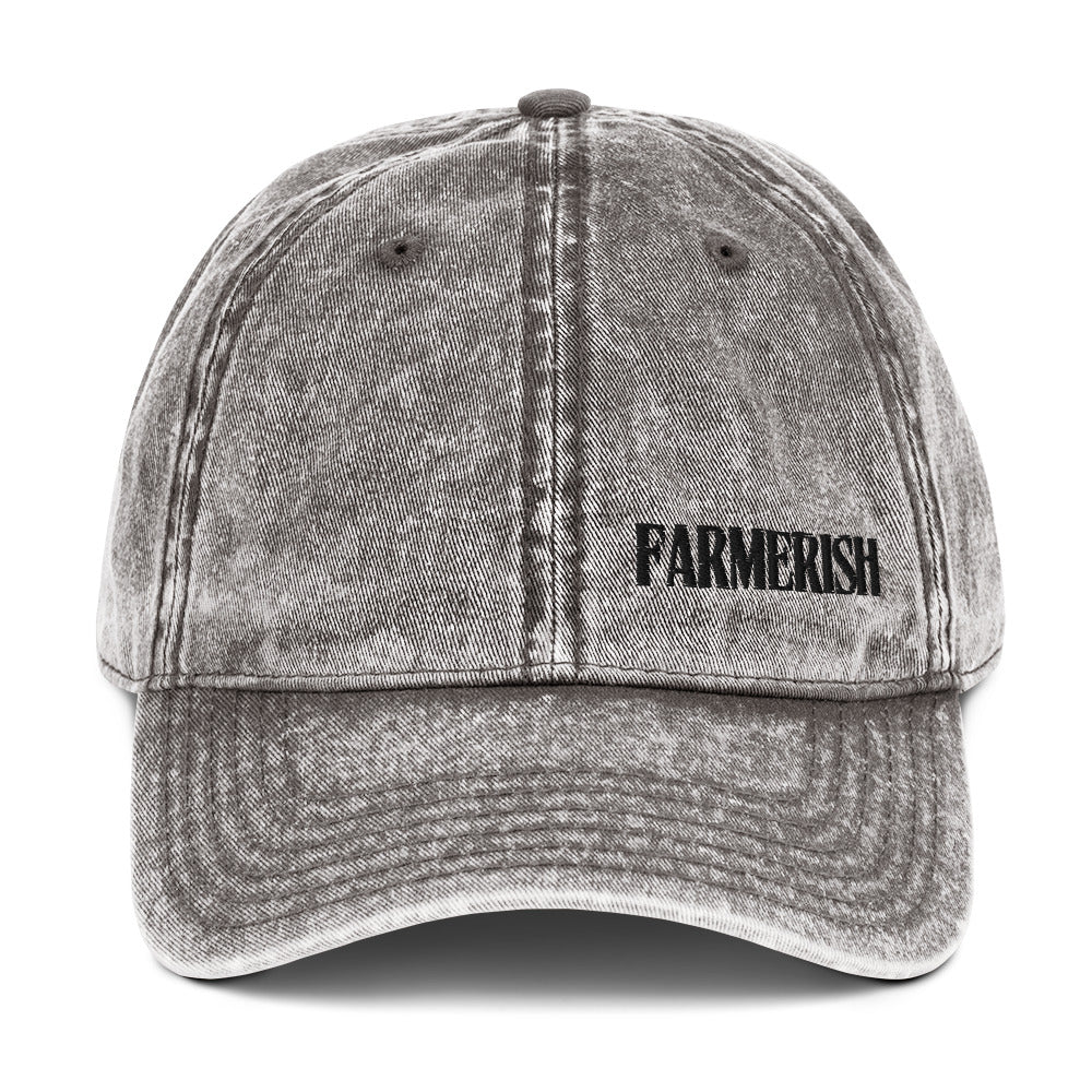 ‘Farmerish’ Acid Washed Grey Cap