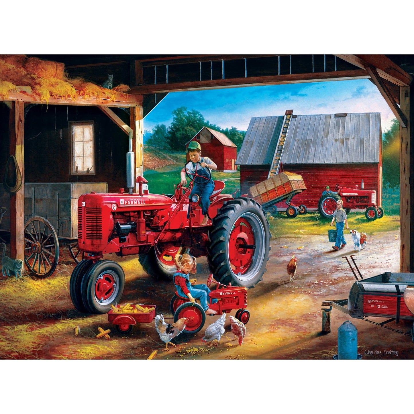 Farmall 4-Pack Puzzles - 500 Piece