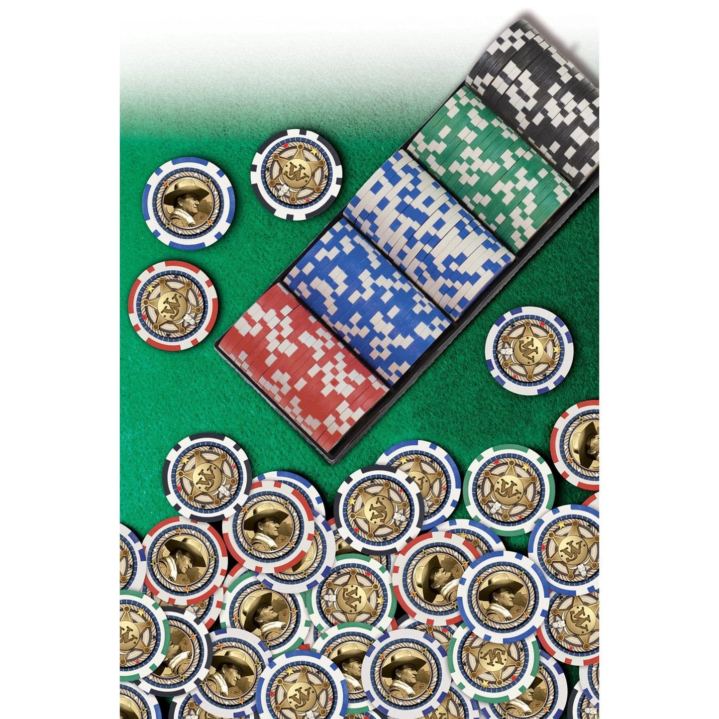 John Wayne Collectible Poker Chips - 100 Piece