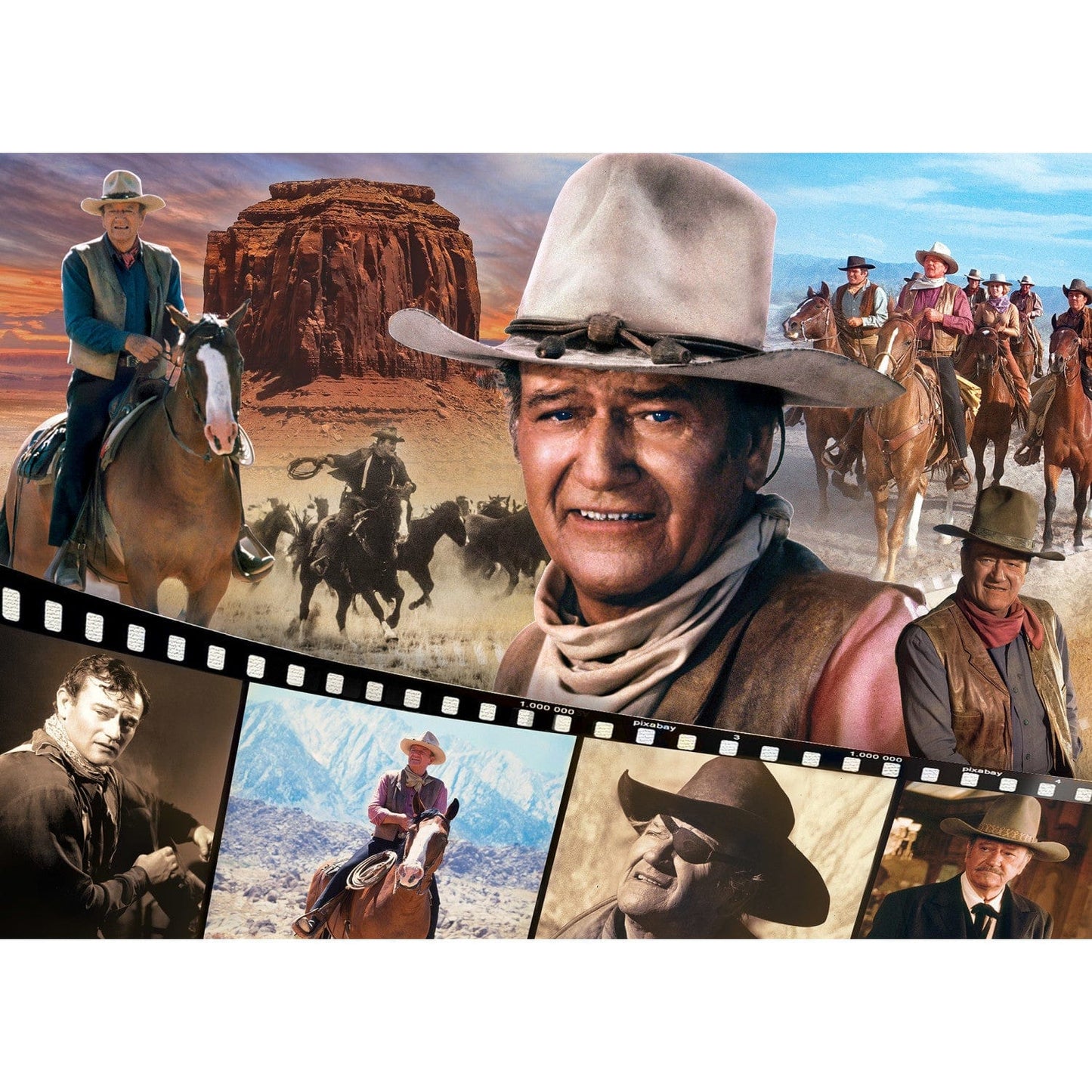 John Wayne 'Legend of the Silver Screen' Puzzle - 1000 Piece