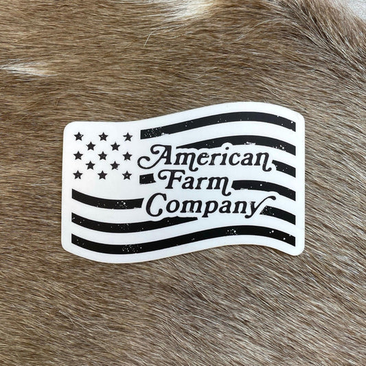 Flag Logo Sticker - American Farm Company