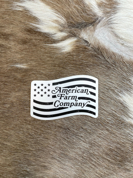 Flag Logo Sticker - American Farm Company