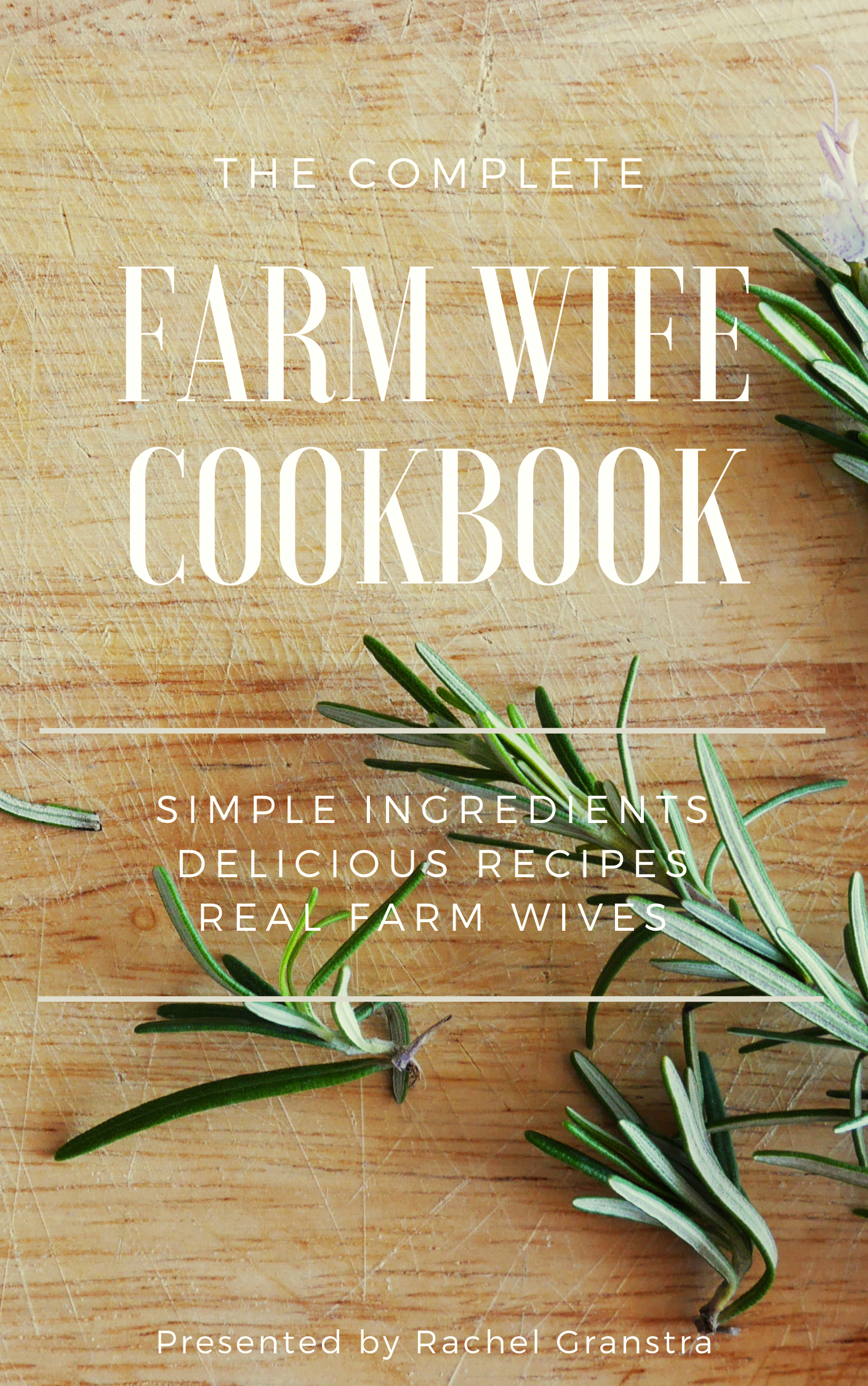 Complete farm wife cookbook image for display