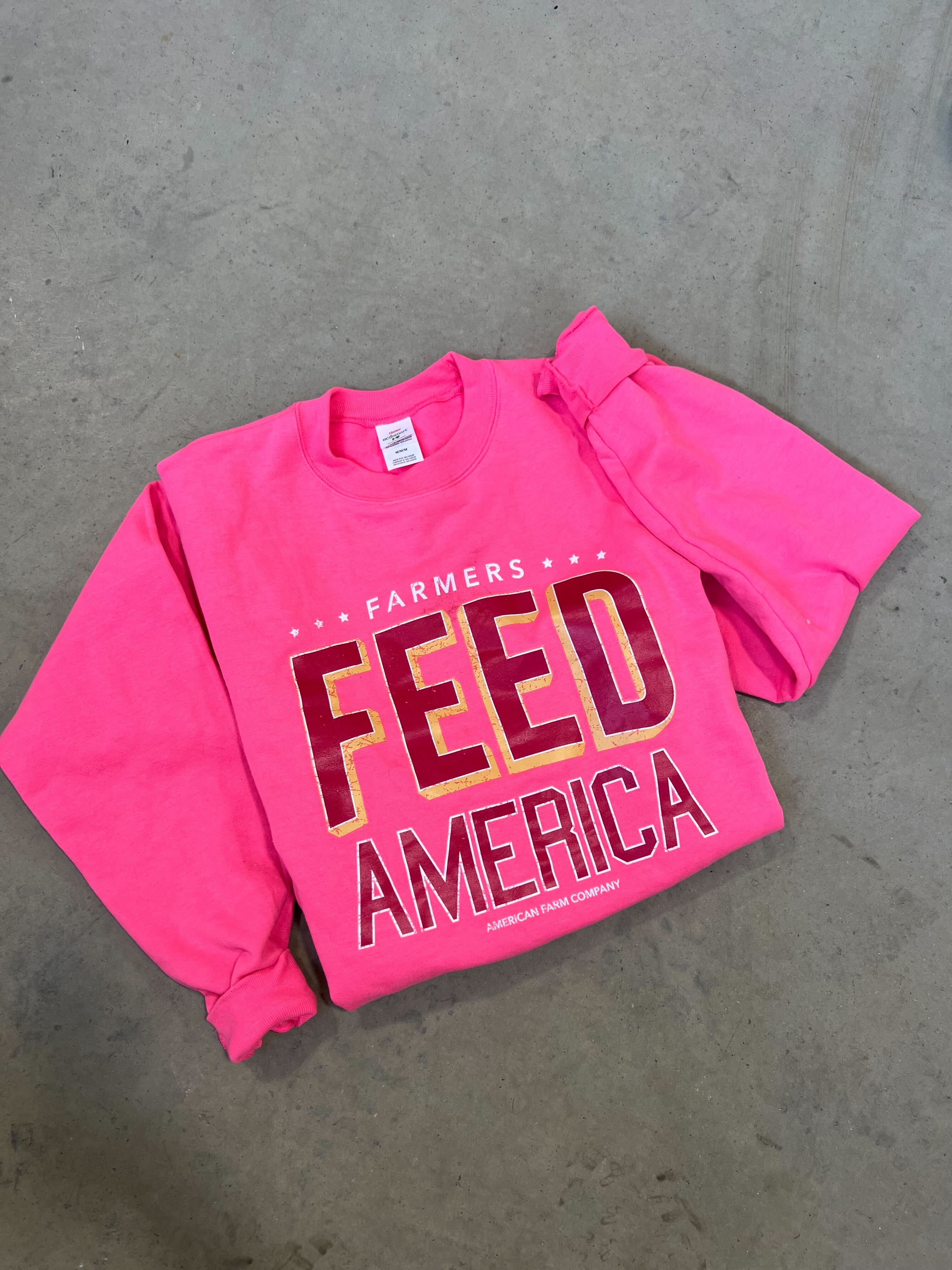 ‘Farmers Feed America' Pink Crew