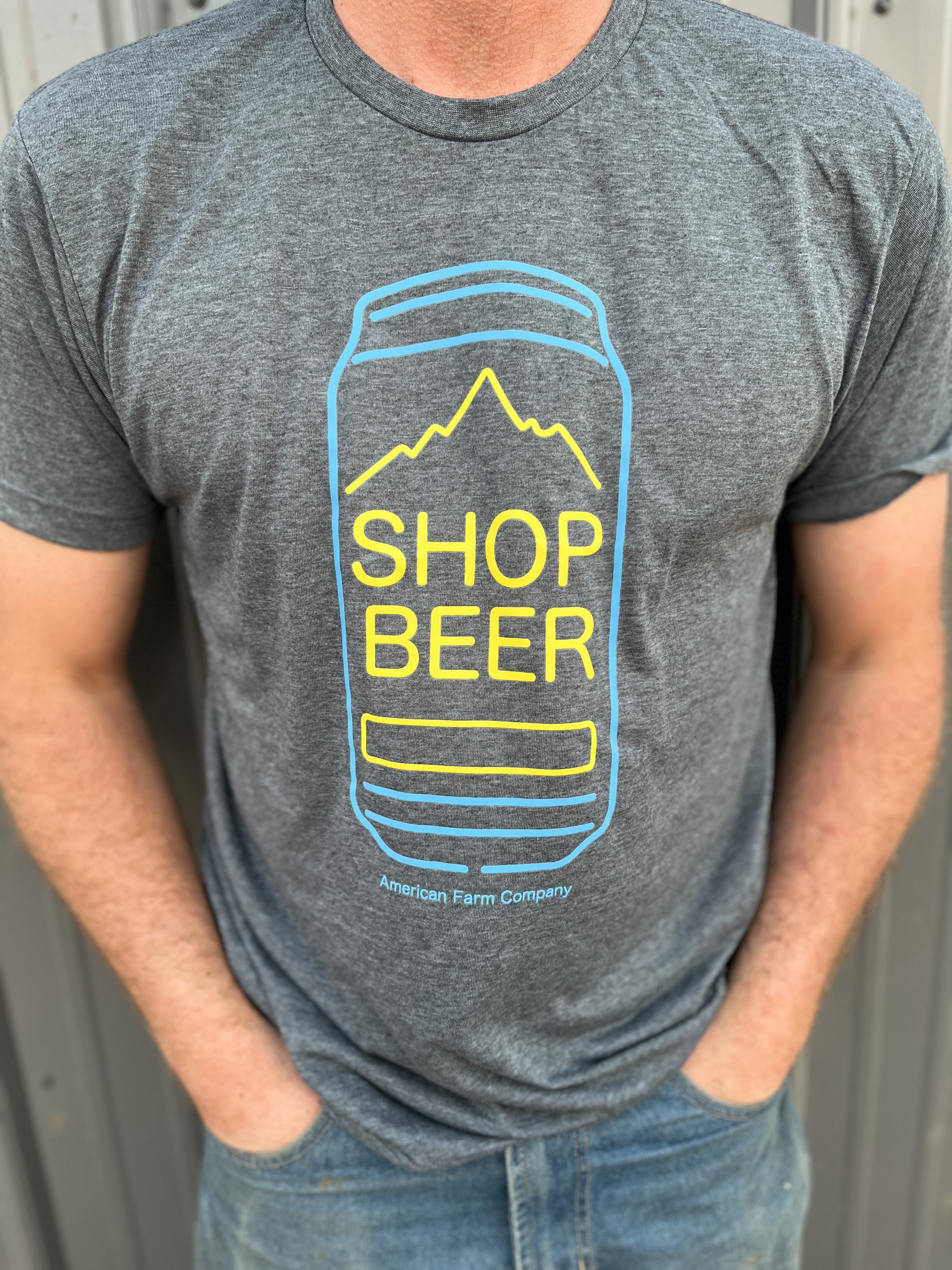 ‘Shop Beer’ Neon Tee