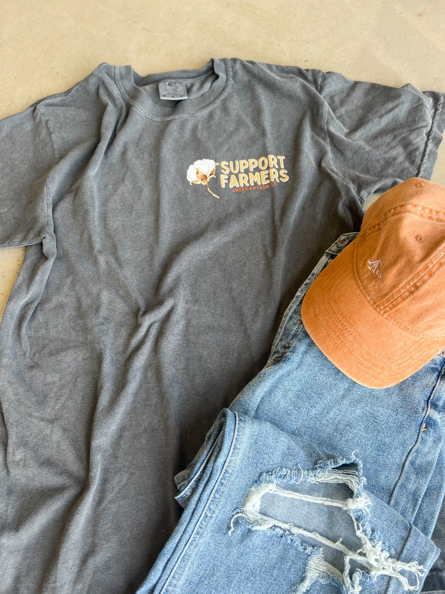 ‘Support Farmers’ Cotton Tee