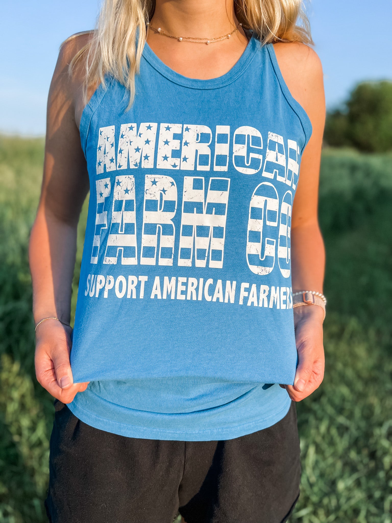Stars & Stripes 'AFC' Tank