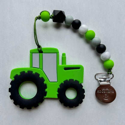 Green Tractor Teether - American Farm Company