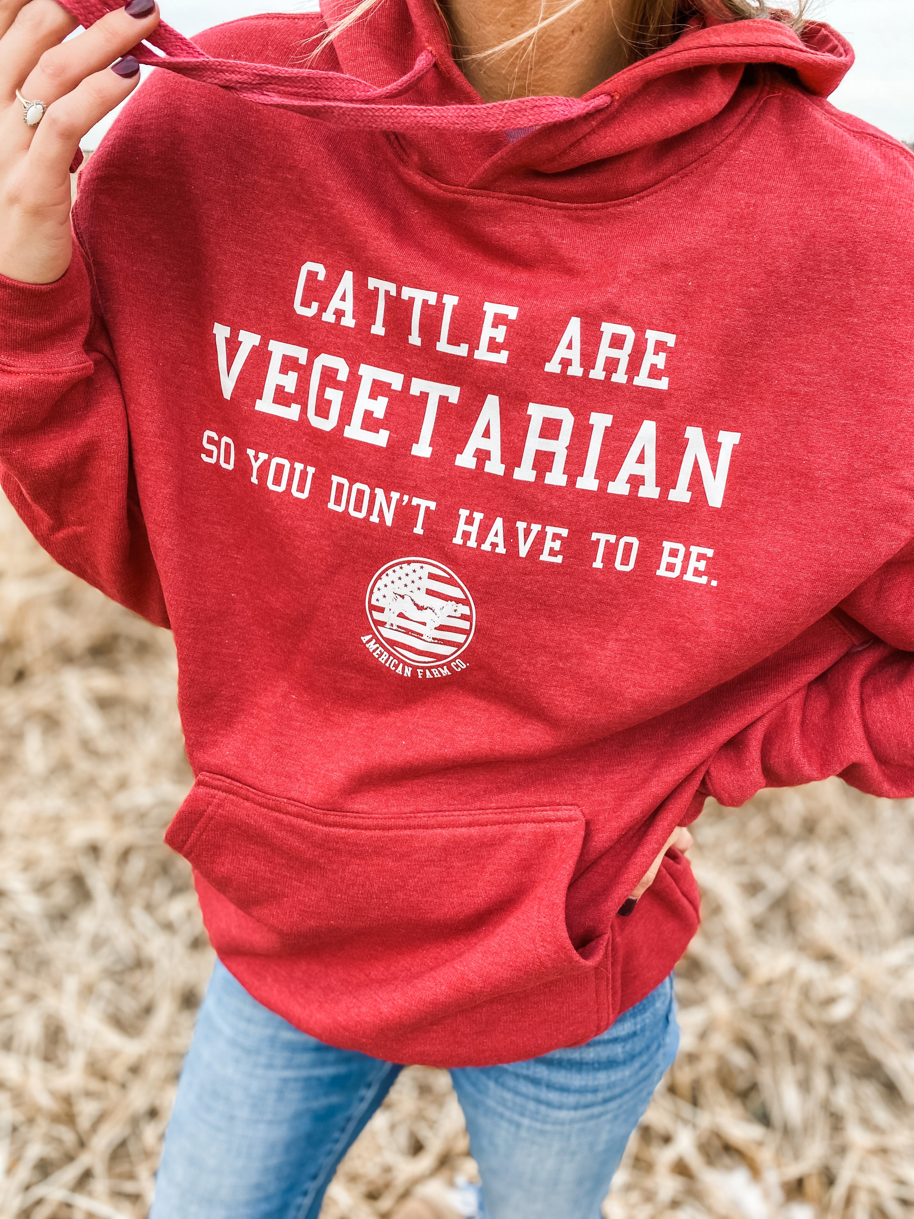 Cattle are Vegetarian Hoodie