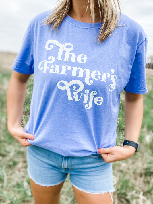 The Farmer's Wife Tee - Blue