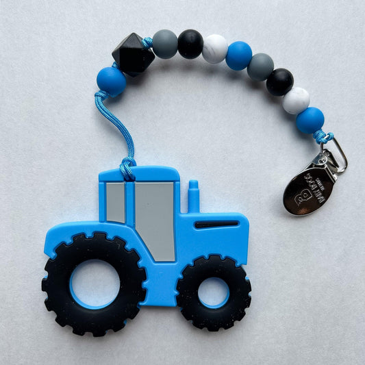 Blue Tractor Teether - American Farm Company