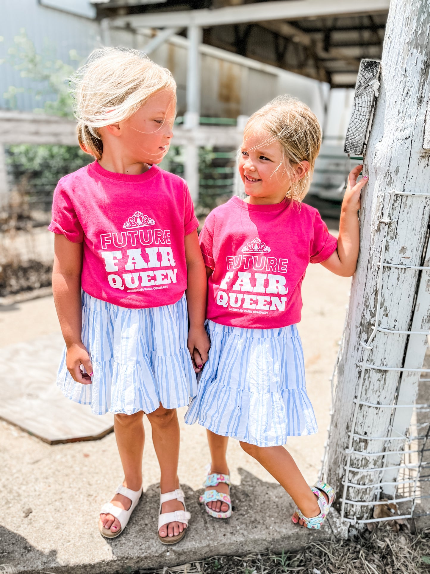 ‘Future Fair Queen’ Pink Tee- Toddler and Youth
