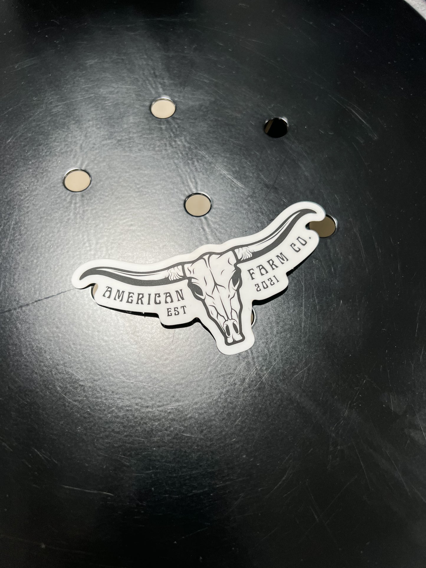 AFC 'Skull Horns’ Sticker