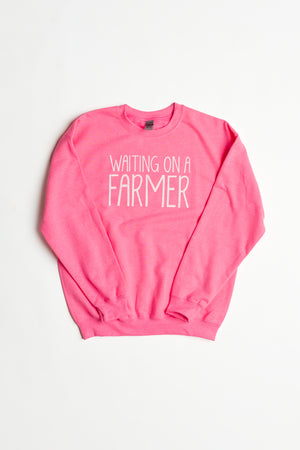 ‘Waiting on a Farmer’ Crewneck Sweatshirt