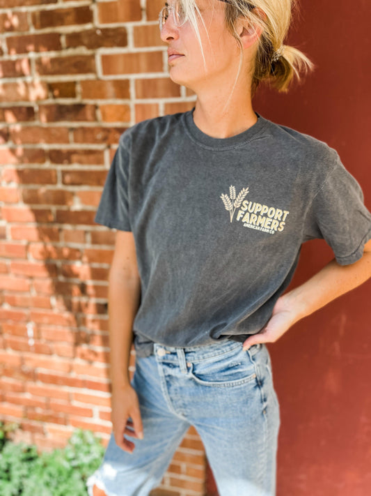 Support Farmers Wheat Tee - American Farm Company