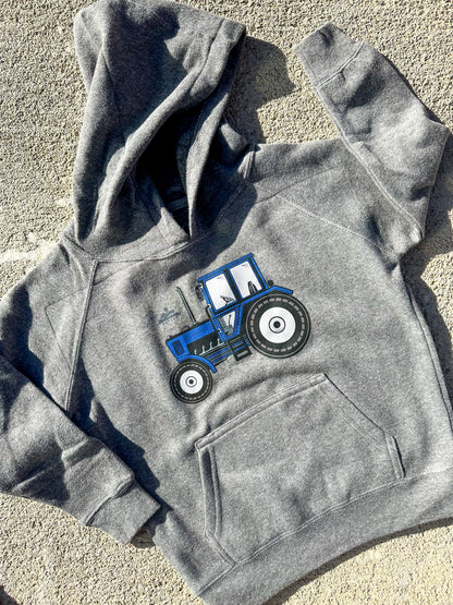 Outfit option for blue tractor hoodie