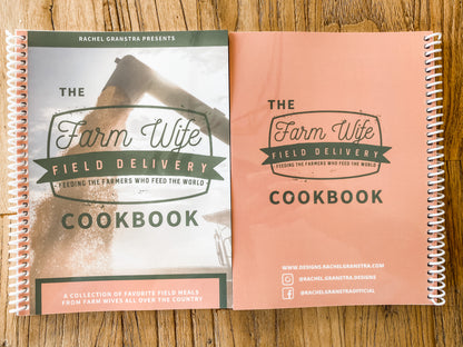 Both side of the farm wife field delivery cookbook