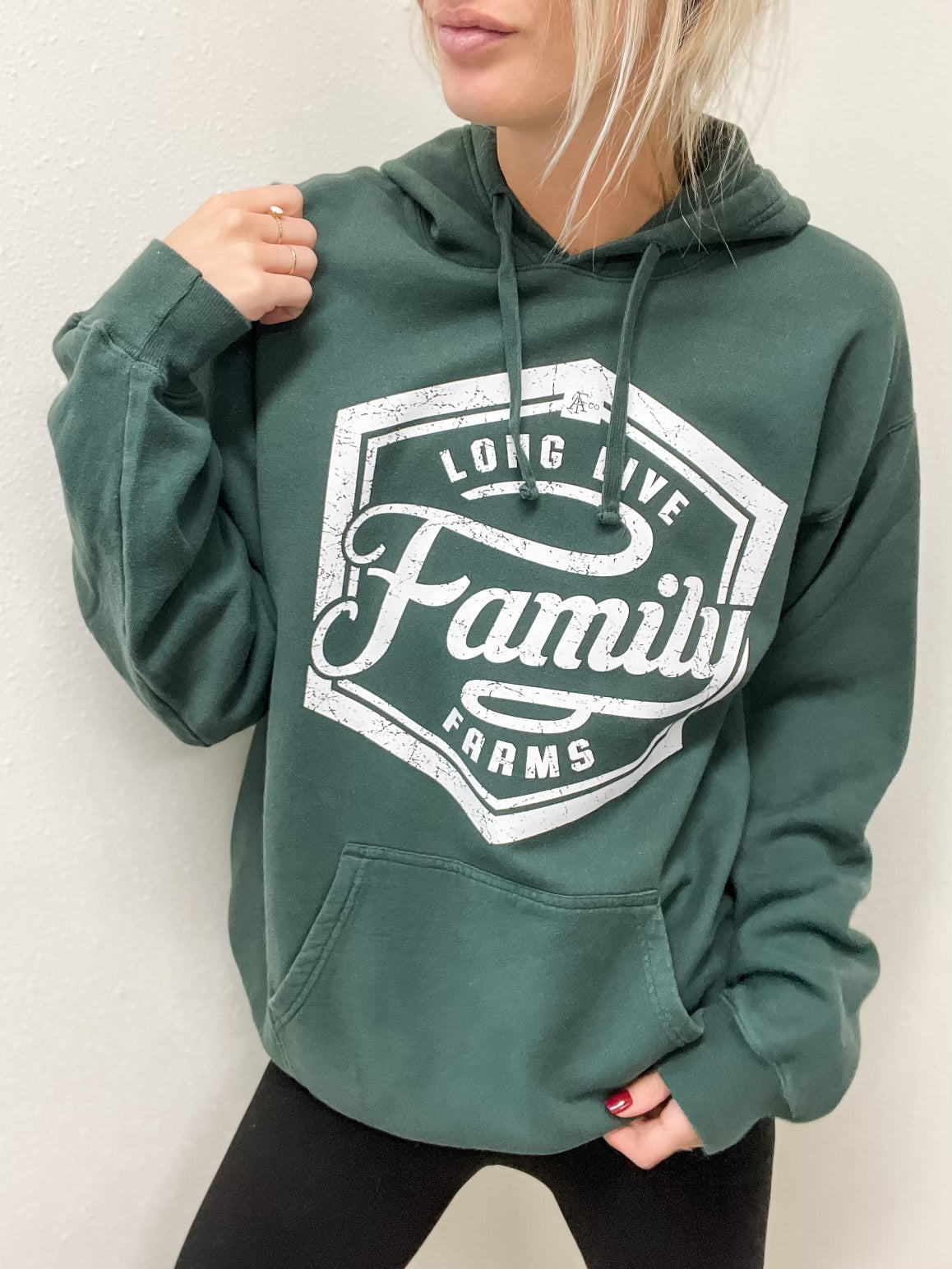 Long live family farms hoodie with women