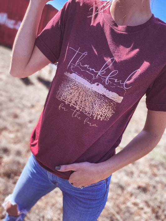 ‘Thankful for the Farm’ Tee